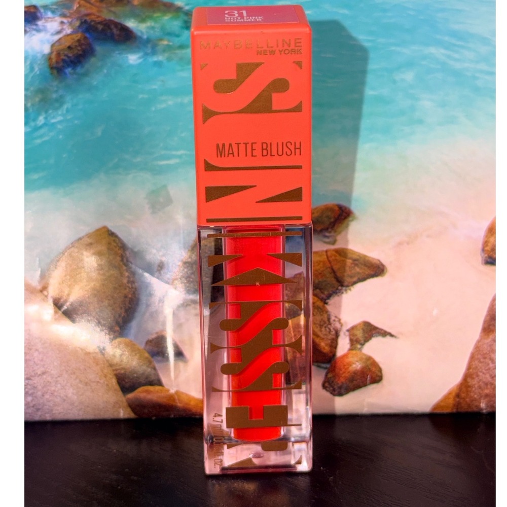 Maybelline Sunkisser Matte Blush 31 Hot Pink Summer Liquid Blush New